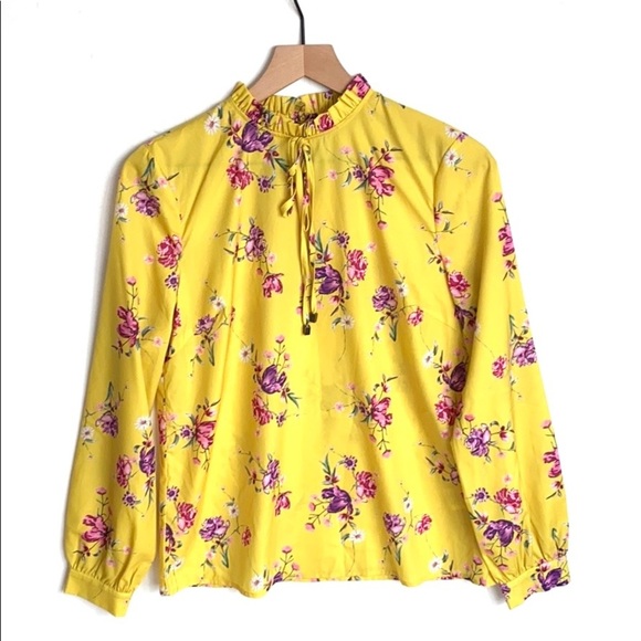 Fashion Union Floral long sleeve Top, Size 6, NWT - Picture 1 of 10